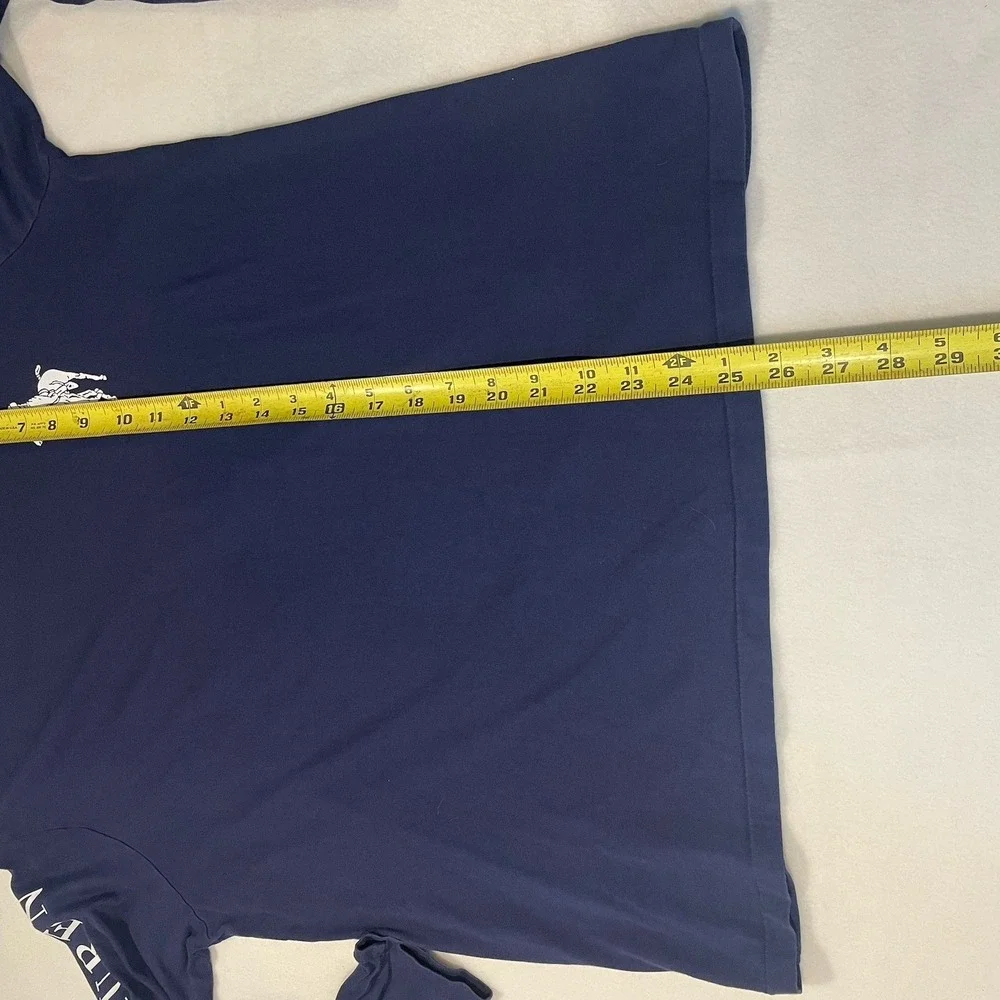 Vintage‎ Polo Ralph Lauren Men's Long Sleeve Custom Fit Y2K Big Pony Navy Size L